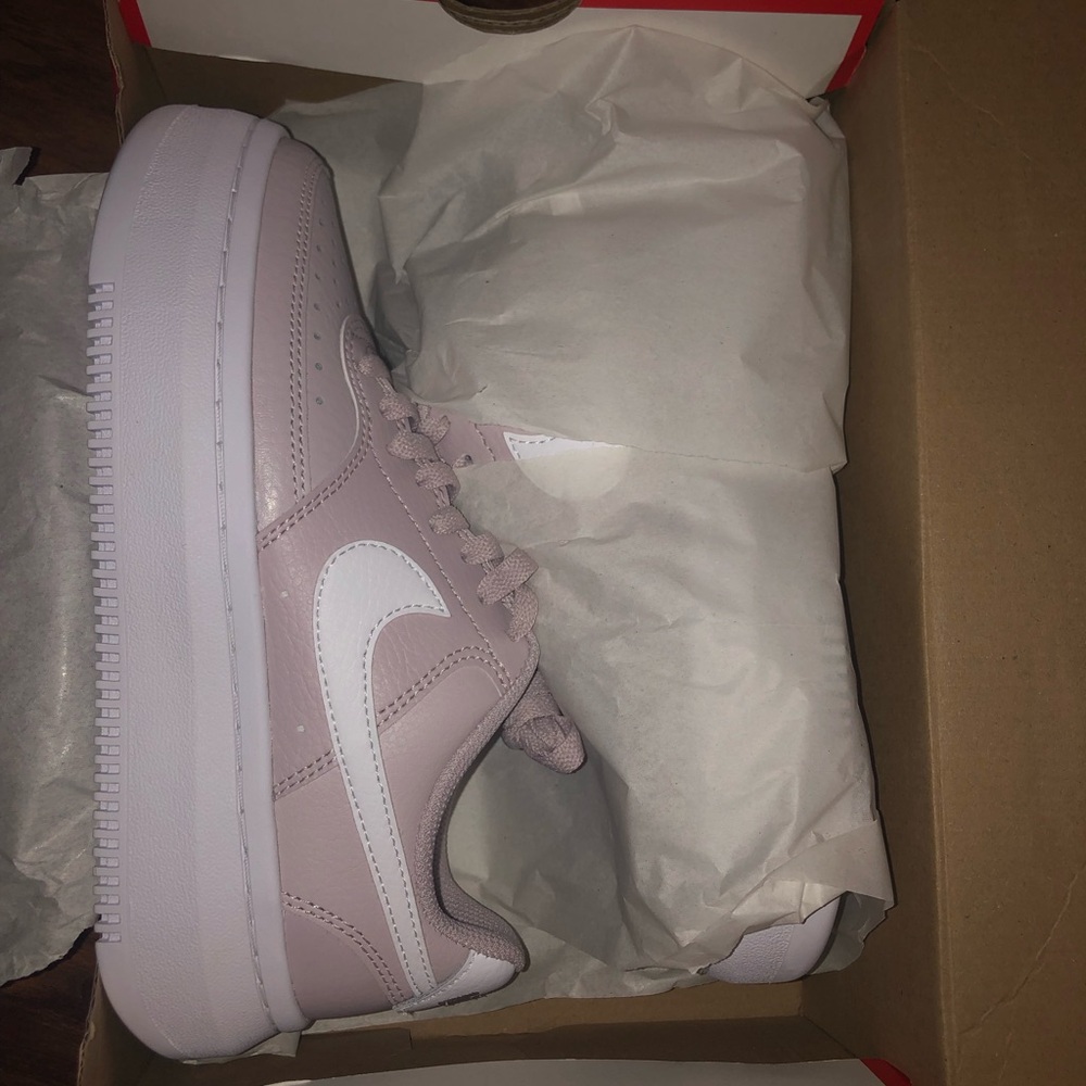Nike Court Vision Alta Shoes
Color: platinum violet/white